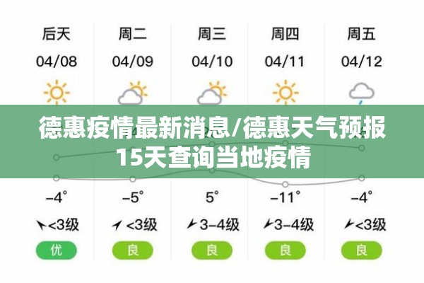 德惠疫情最新消息/德惠天气预报15天查询当地疫情