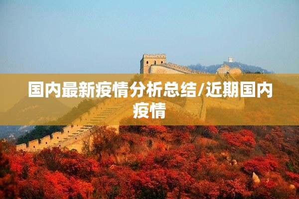 国内最新疫情分析总结/近期国内疫情