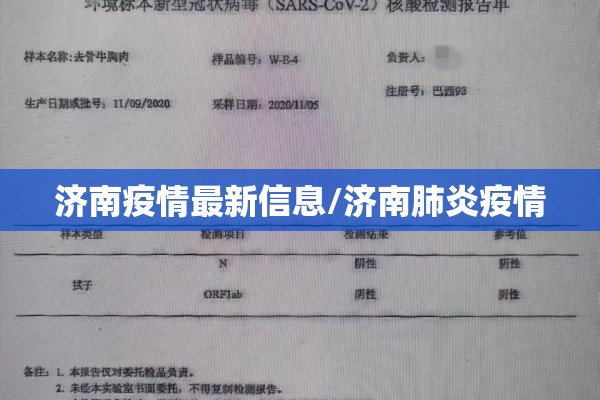 济南疫情最新信息/济南肺炎疫情