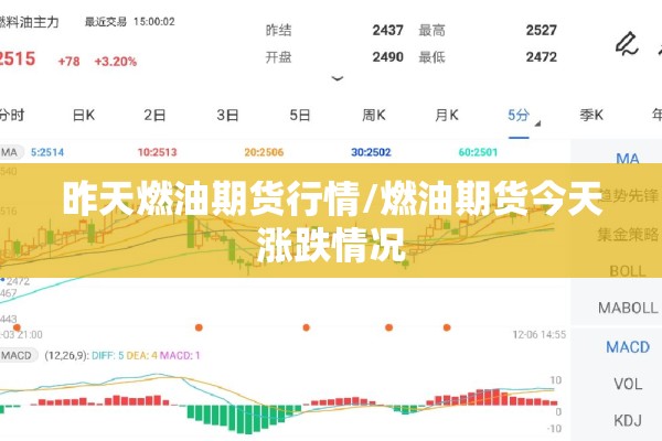 昨天燃油期货行情/燃油期货今天涨跌情况