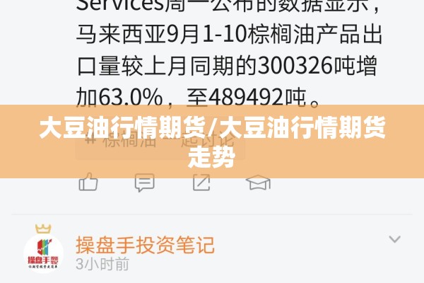 大豆油行情期货/大豆油行情期货走势