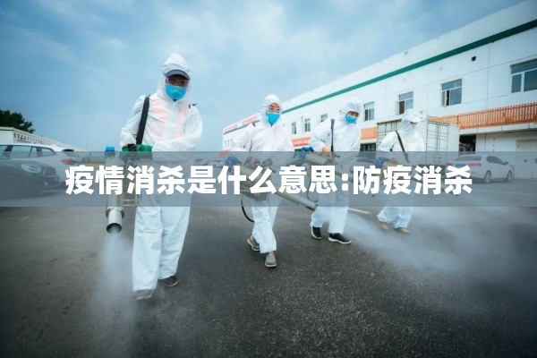 疫情消杀是什么意思:防疫消杀 疫情消杀是什么意思:防疫消杀