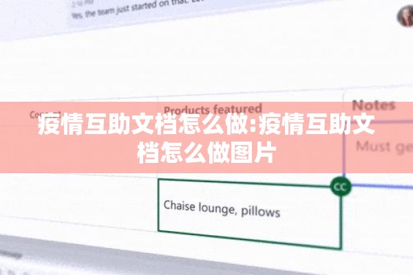 疫情互助文档怎么做:疫情互助文档怎么做图片 疫情互助文档怎么做:疫情互助文档怎么做图片