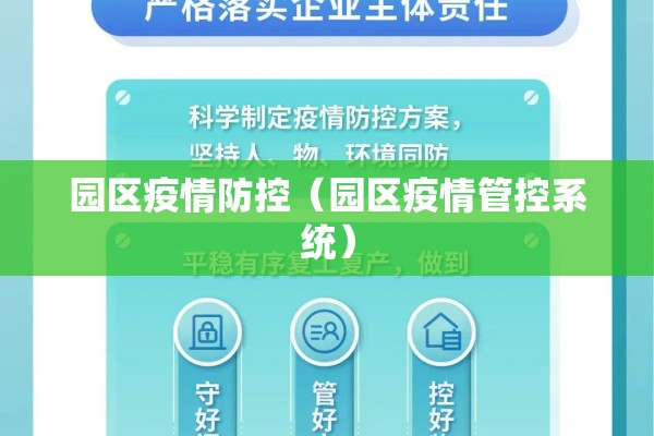 园区疫情防控(园区疫情管控系统) 园区疫情防控(园区疫情管控系统)