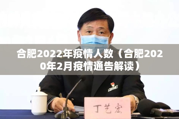合肥2022年疫情人数（合肥2020年2月疫情通告解读）