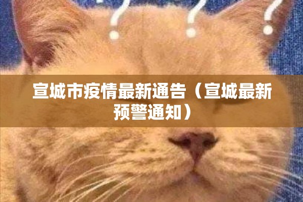 宣城市疫情最新通告（宣城最新预警通知）