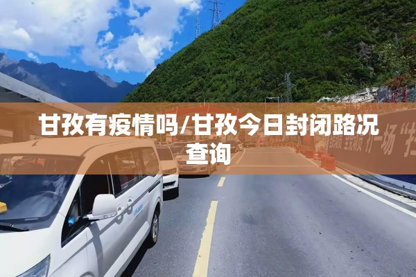 甘孜有疫情吗/甘孜今日封闭路况查询