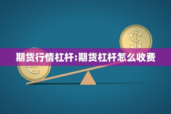 期货行情杠杆:期货杠杆怎么收费