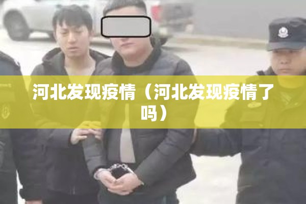 河北发现疫情（河北发现疫情了吗）