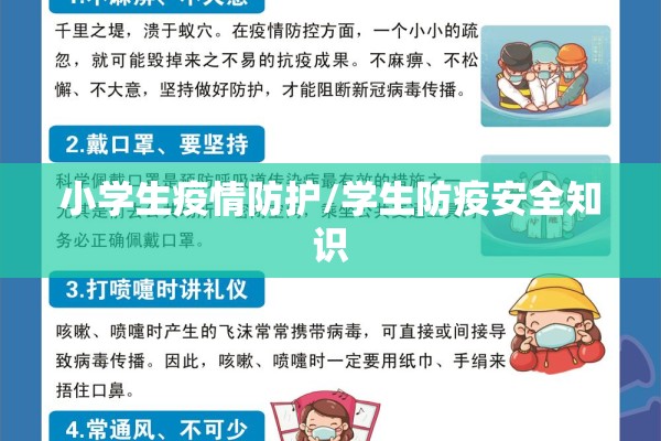 小学生疫情防护/学生防疫安全知识