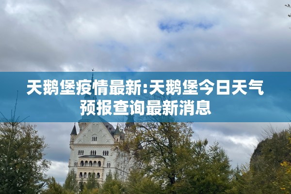 天鹅堡疫情最新:天鹅堡今日天气预报查询最新消息