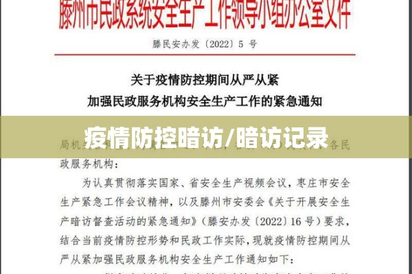 疫情防控暗访/暗访记录 疫情防控暗访/暗访记录