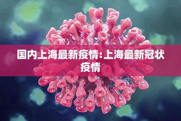 国内上海最新疫情:上海最新冠状疫情