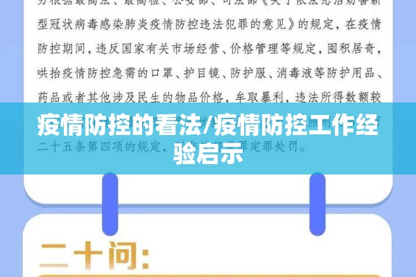 疫情防控的看法/疫情防控工作经验启示 疫情防控的看法/疫情防控工作经验启示