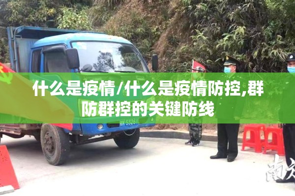 什么是疫情/什么是疫情防控,群防群控的关键防线