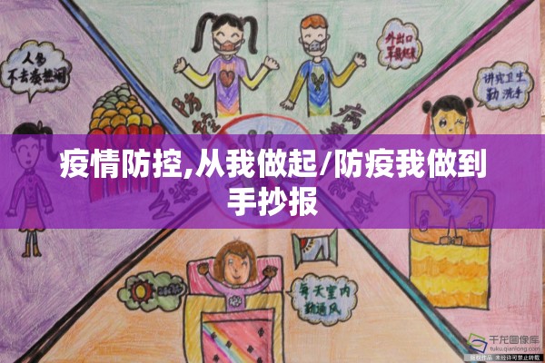 疫情防控,从我做起/防疫我做到手抄报