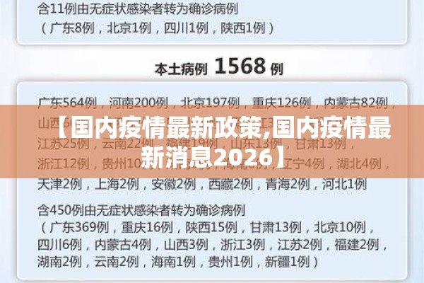 【国内疫情最新政策,国内疫情最新消息2026】 【国内疫情最新政策,国内疫情最新消息2026】