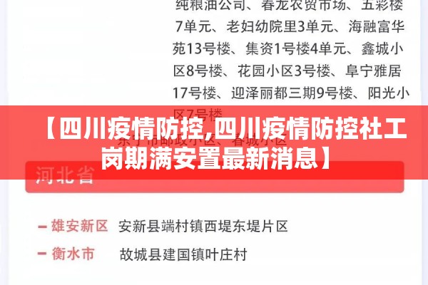 【四川疫情防控,四川疫情防控社工岗期满安置最新消息】 【四川疫情防控,四川疫情防控社工岗期满安置最新消息】