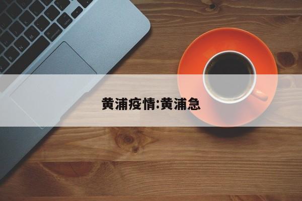 黄浦疫情:黄浦急